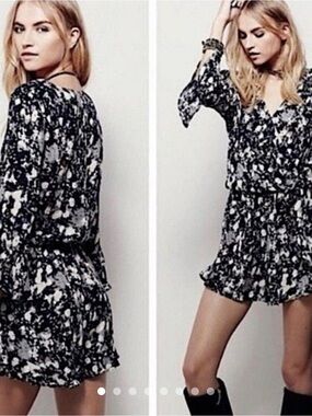 Free People All The Right Ruffles Romper